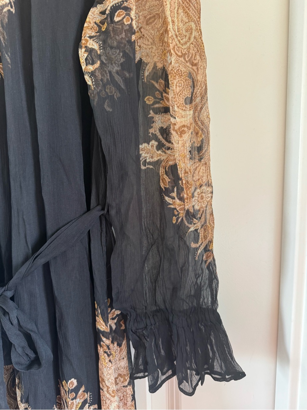 Zimmermann Paisley Long-Sleeve Midi Dress - Picture 7 of 11